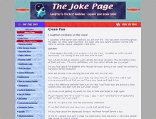 Tablet Screenshot of jokes.stevenredhead.com